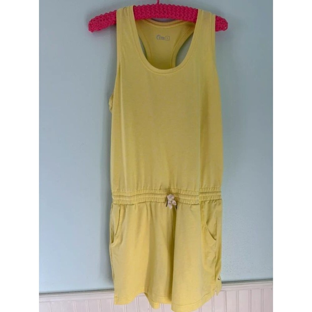 Zyia large women’s romper yellow